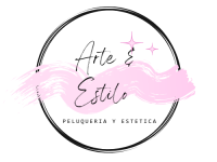 Logo Estudio de Diseño Circular Femenino Rosa y Negro